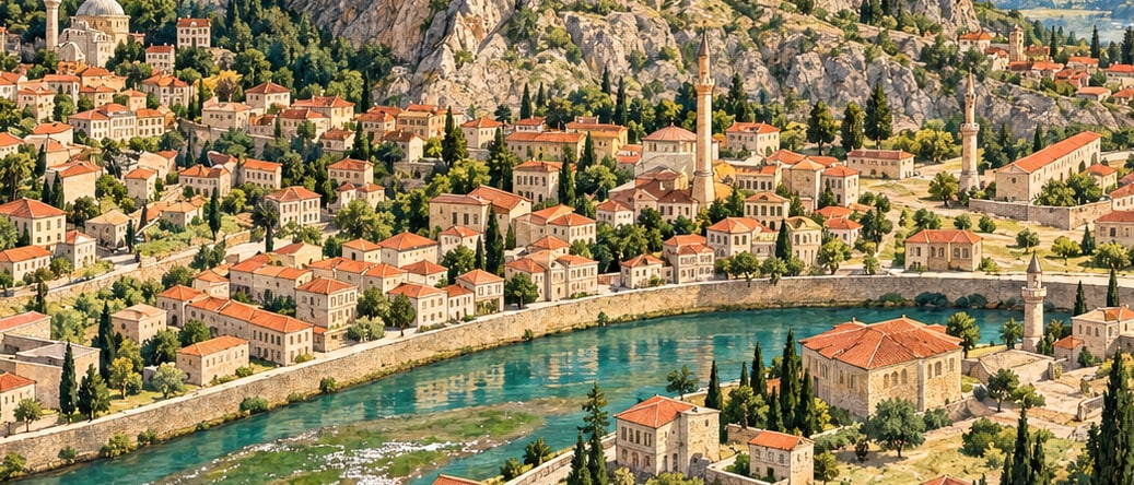Minyatür Amasya Museum çizimi, Amasya
