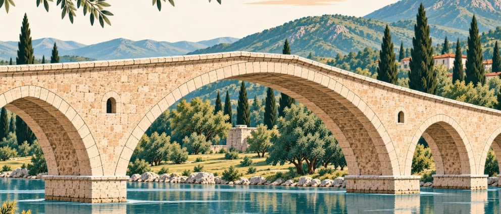 Misis Bridge çizimi, Adana