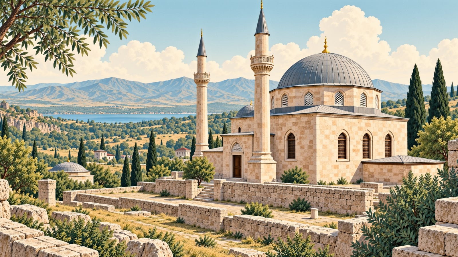 Miskinler Masjid çizimi, Şanlıurfa