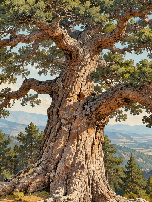 Zeichnung: Naturdenkmal Mızıkçam, Kütahya