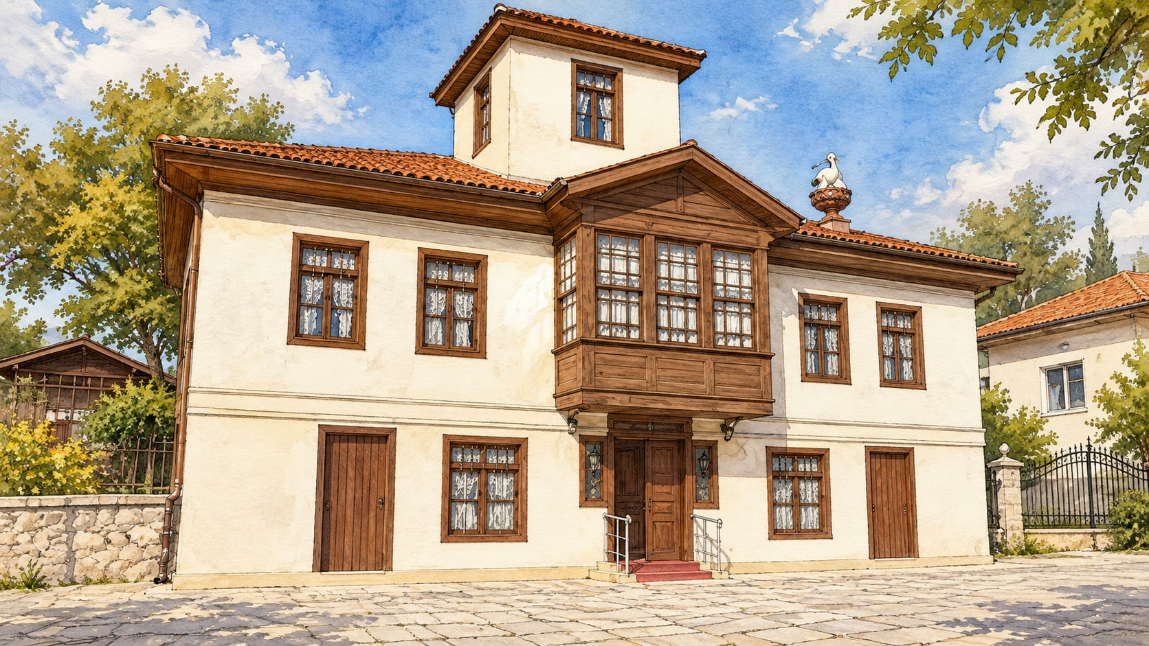 Muallim Mustafa Sırrı Özkan Culture House çizimi, Burdur
