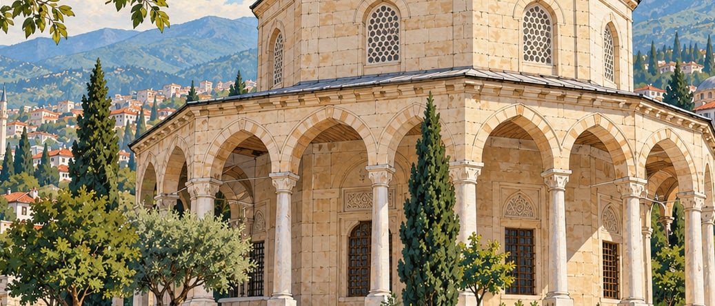 Mükrime Hatun Tomb çizimi, Bursa