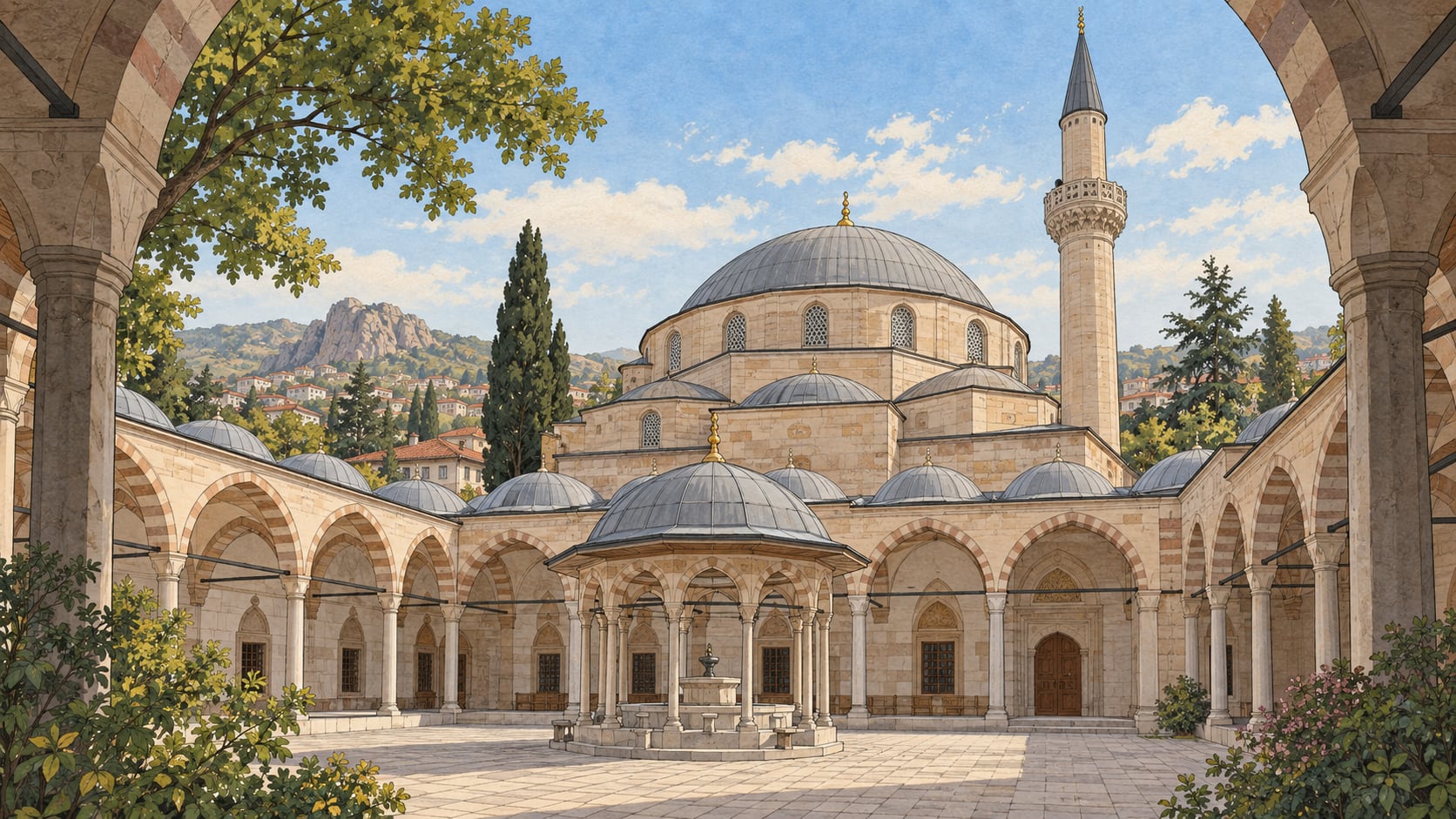 Muradi Rabi Great Mosque çizimi, Çorum