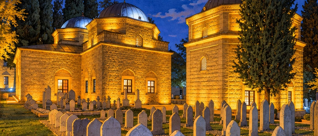 Muradiye Complex çizimi, Bursa