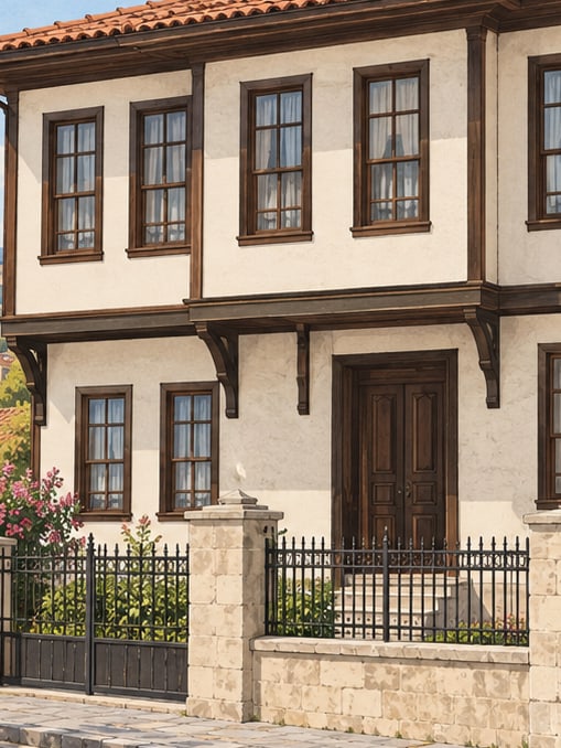 Zeichnung: Atatürk-Haus Muratlı, Tekirdağ