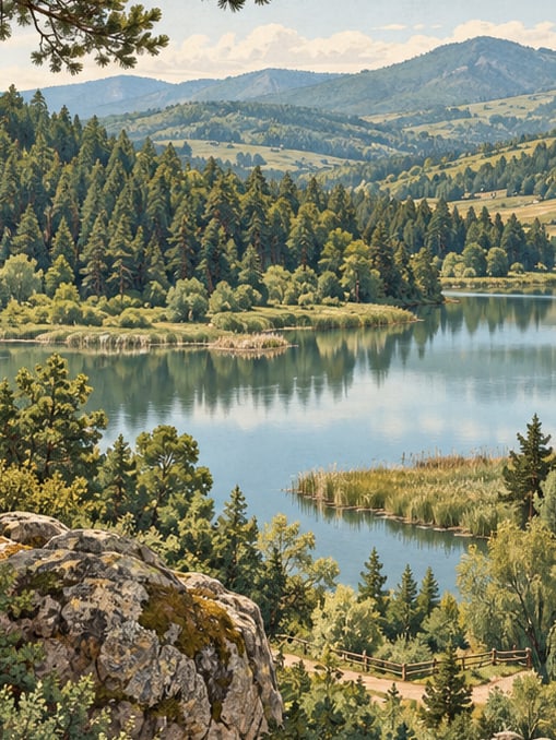 Zeichnung: Naturpark Musaözü, Eskişehir