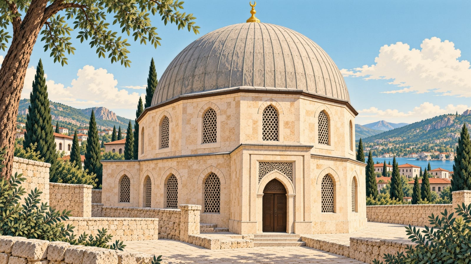 Müştak Baba Tomb çizimi, Muş