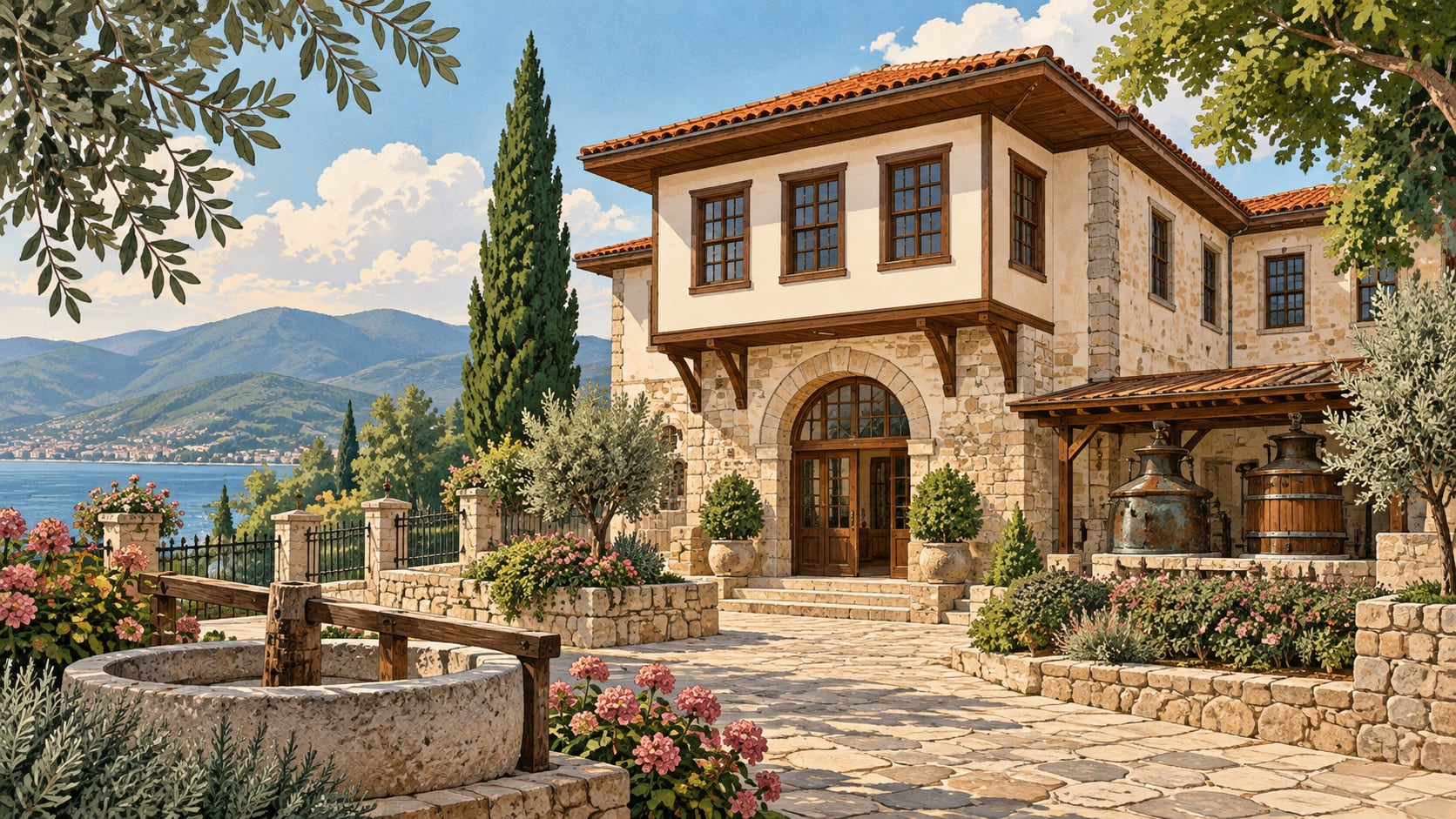 Muzaffer Ahmet Turna Yoghurt Museum çizimi, Yalova