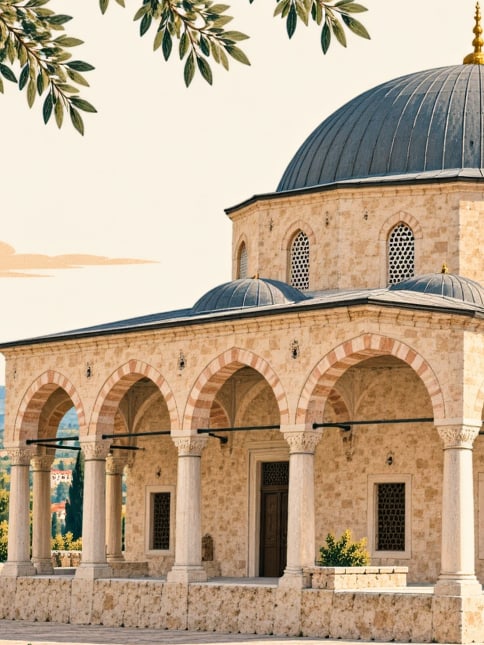 Zeichnung: Narıncı-Moschee, Şanlıurfa