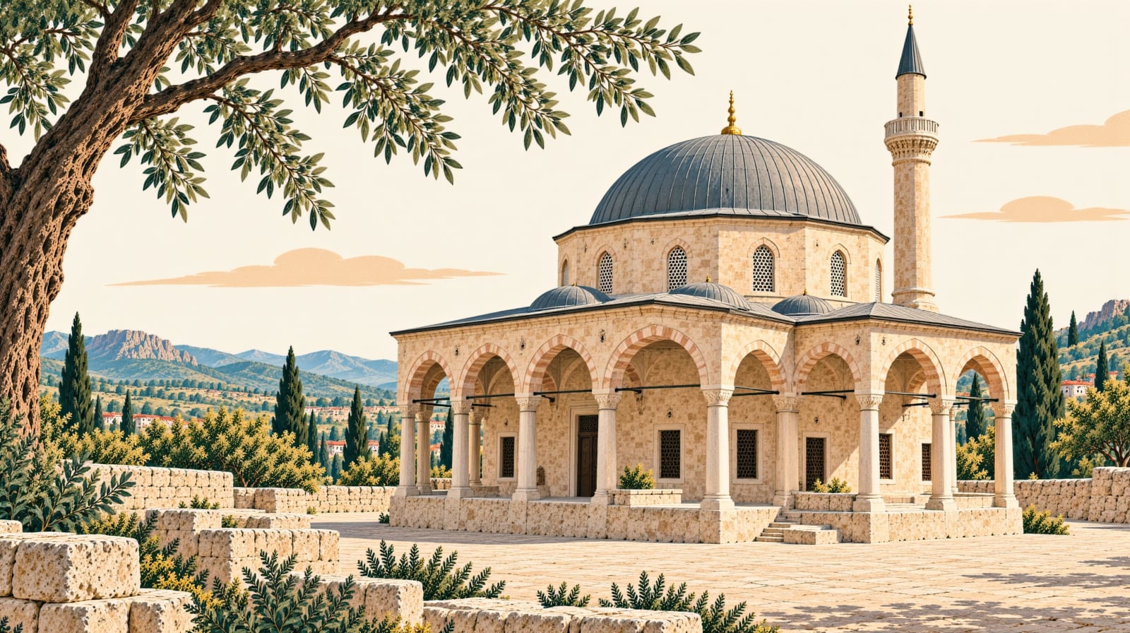 Narıncı Mosque çizimi, Şanlıurfa