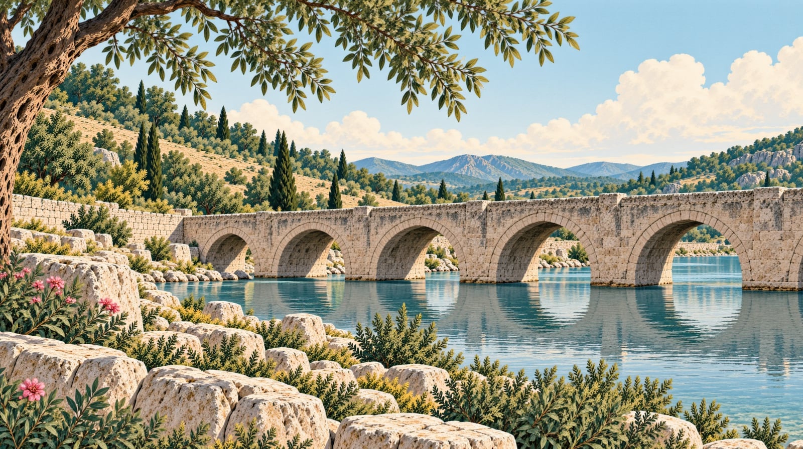 Narlıdere (Kasrik) Bridge çizimi, Bitlis