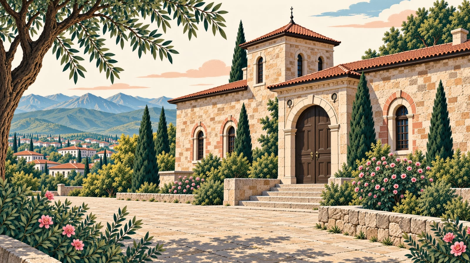Narlıkuyu Mosaic Museum çizimi, Mersin