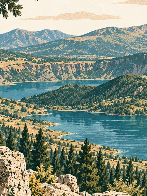 Zeichnung: Nationalpark Nemrut-Caldera, Bitlis
