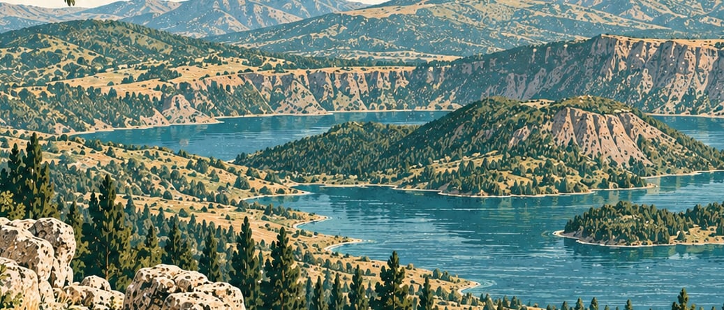 Nemrut Kalderası National Park çizimi, Bitlis