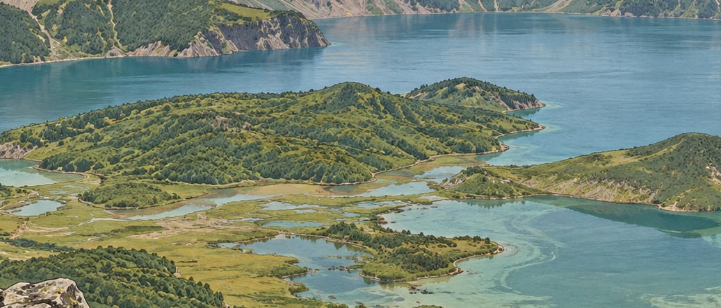 Nemrut Crater Lake çizimi, Bitlis