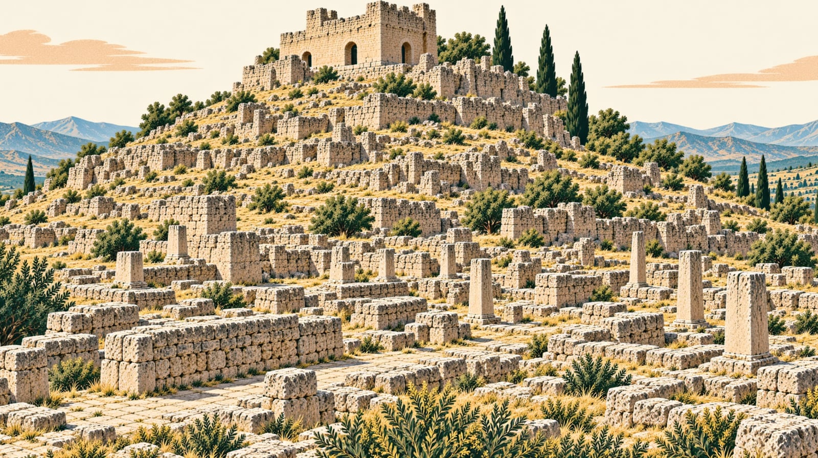 Niğde Castle çizimi, Niğde