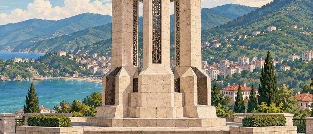 Nihat Bey Monument çizimi, Giresun