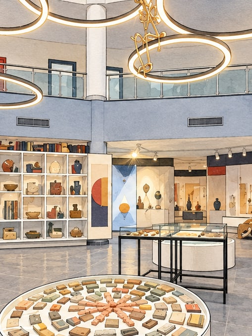 Zeichnung: Gesundheitsmuseum Dr. Ceyhun İrgil der Gemeinde Nilüfer, Bursa