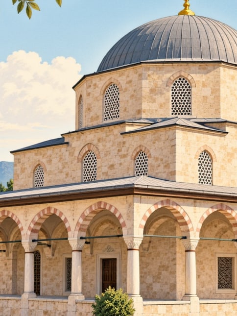 Zeichnung: Nuh-Nebi-Moschee, Şırnak
