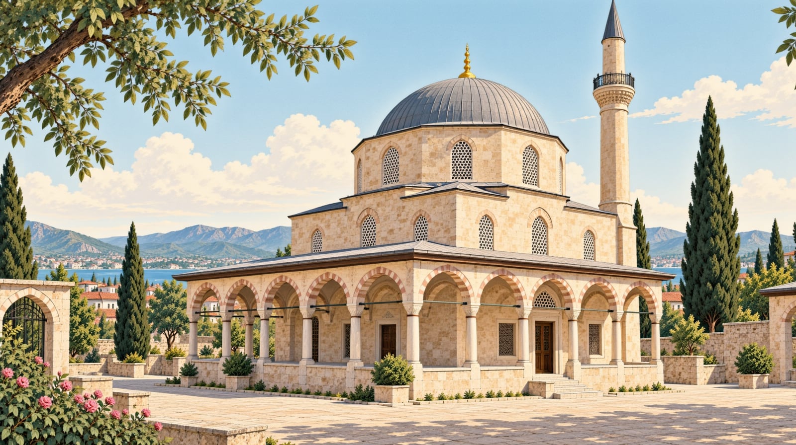 Nuh Nebi Mosque çizimi, Şırnak