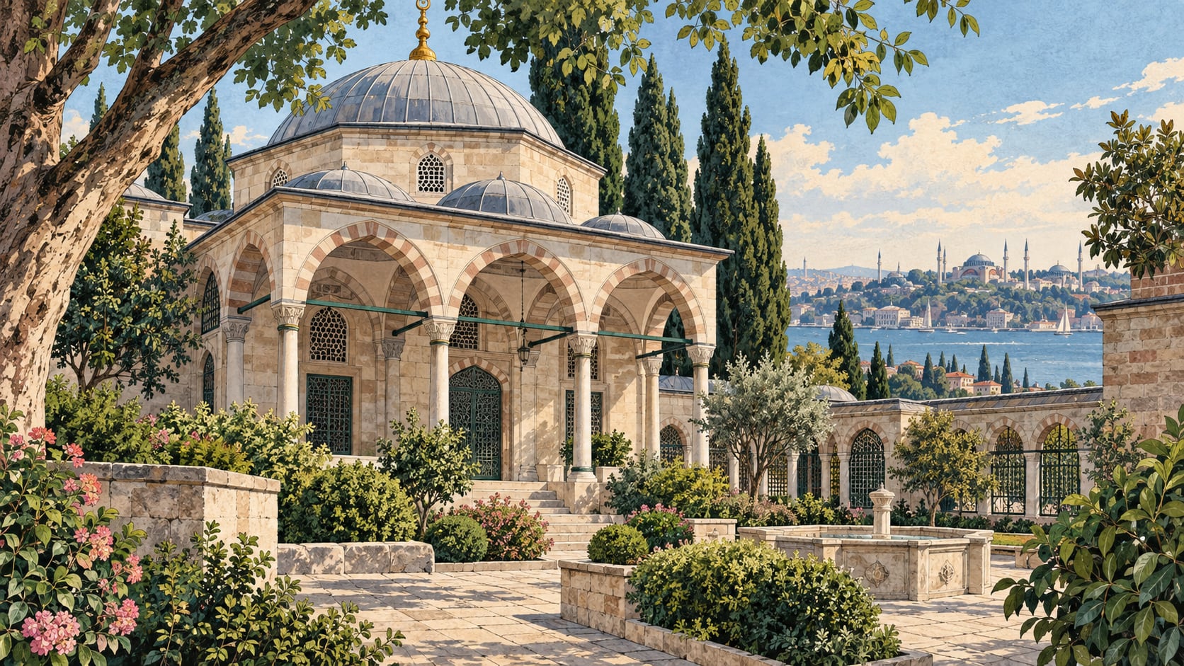 Nureddin Surgical Tomb çizimi, İstanbul