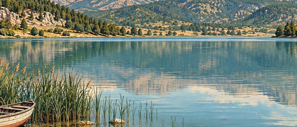 Obruk Reservoir çizimi, Çorum