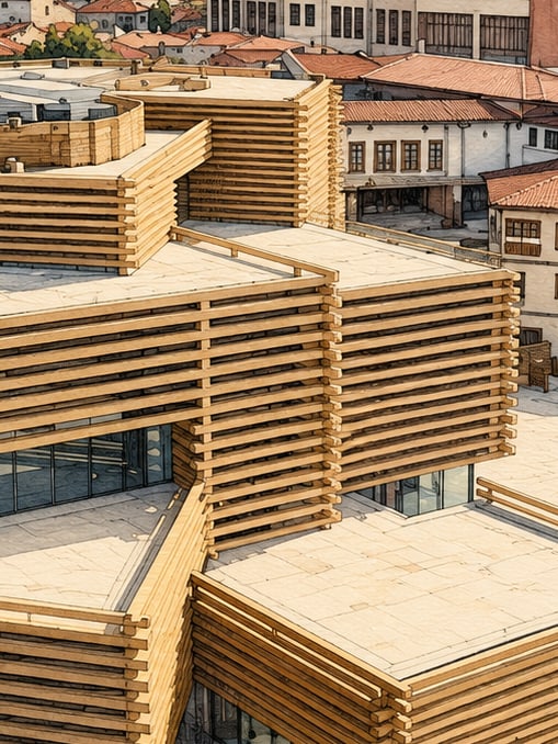 Zeichnung: Odunpazarı Modern Museum, Eskişehir