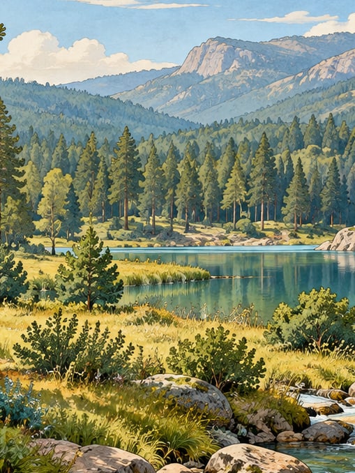 Zeichnung: Naturpark Ömer Eşen, Muğla