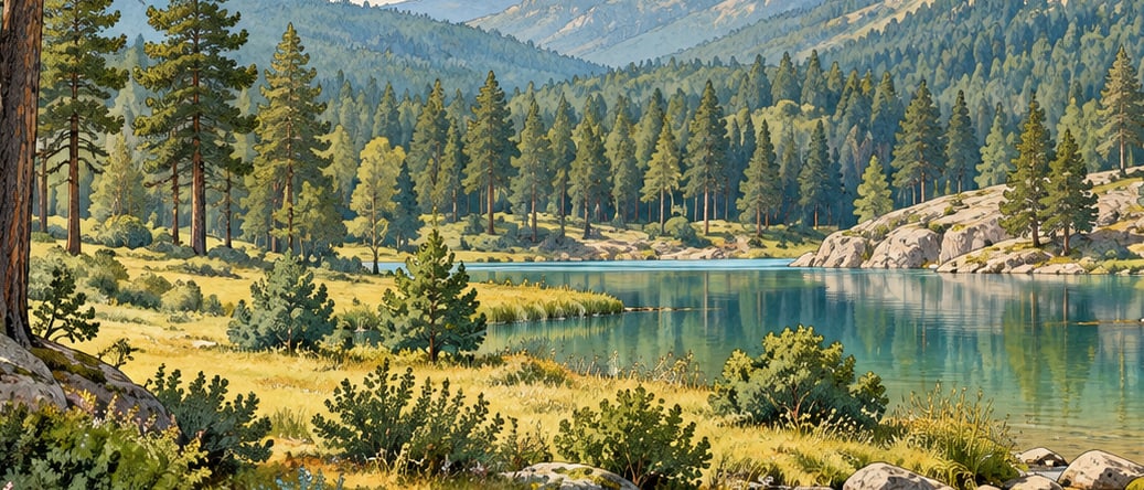 Ömer Eşen Nature Park çizimi, Muğla