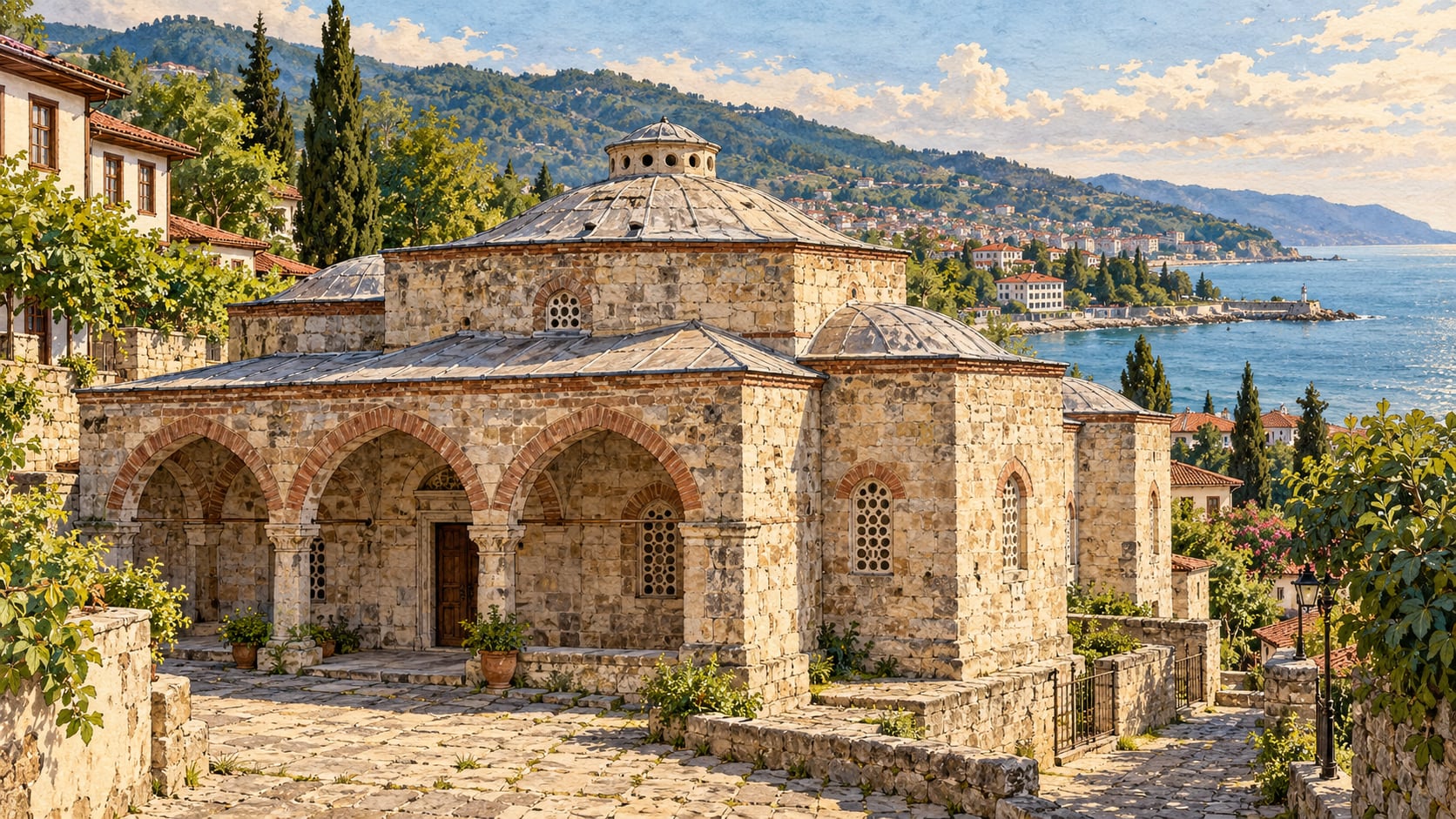 Ordu Palace Bath çizimi, Ordu