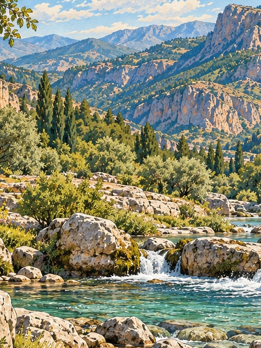 Zeichnung: Naturpark Örenönü, Tunceli