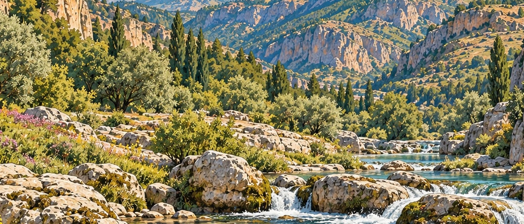 Örenönü Nature Park çizimi, Tunceli