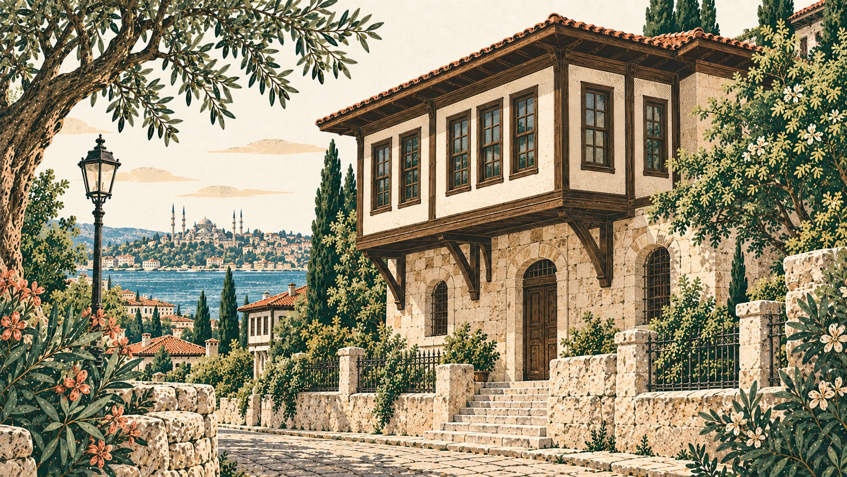 Orhan Kemal Museum çizimi, İstanbul