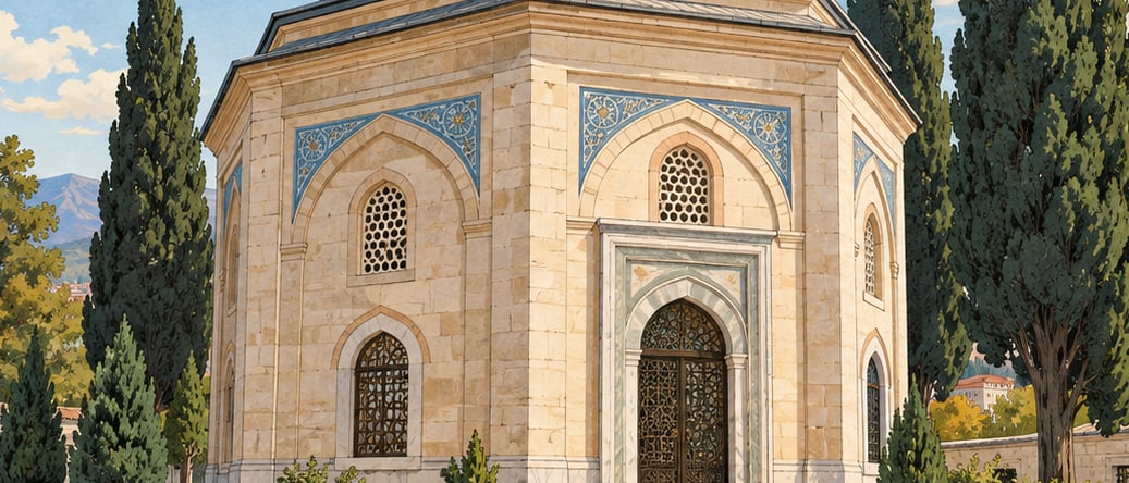 Orhangazi Tomb çizimi, Bursa