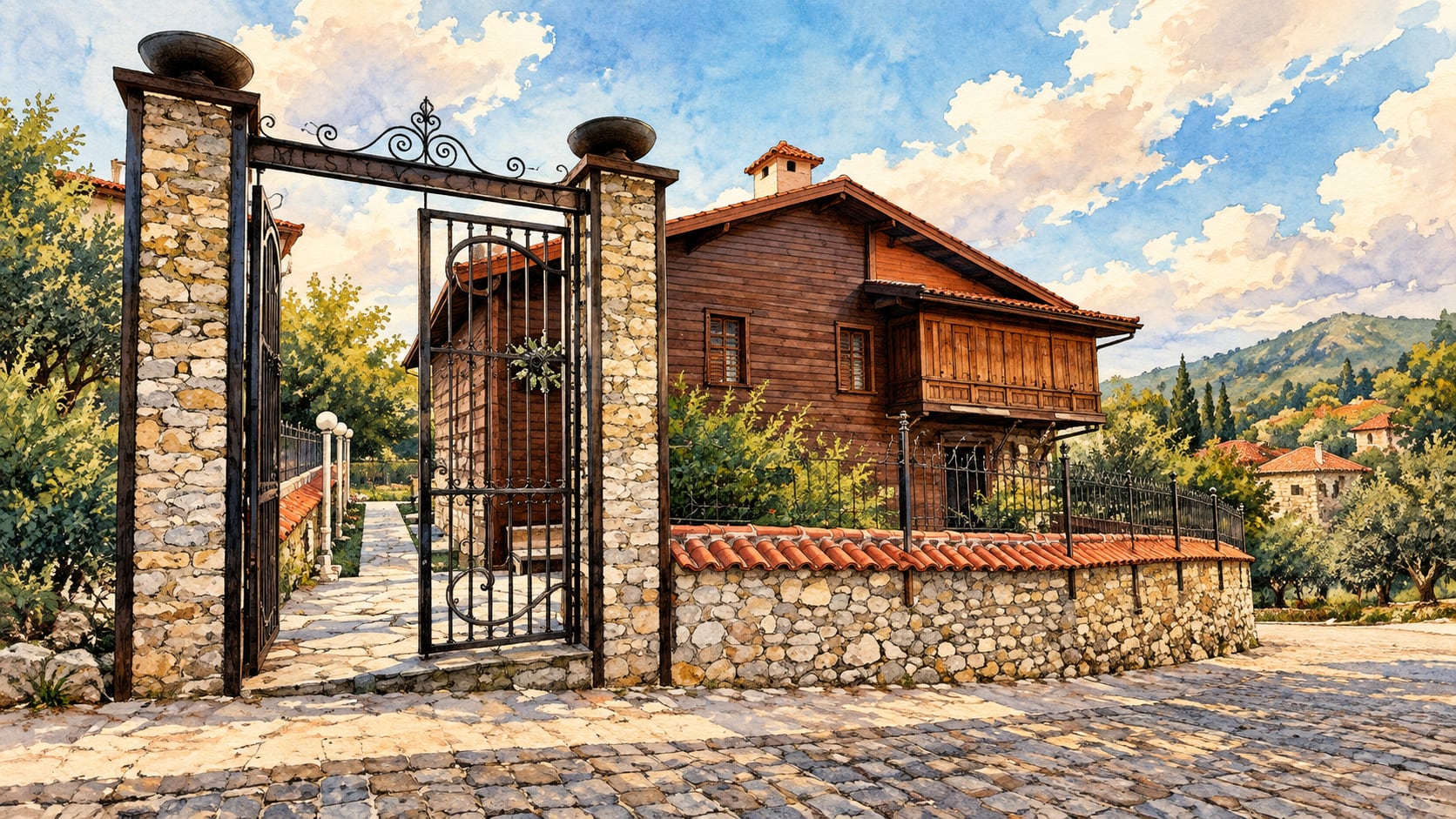 Ormana Yeniçeri Museum çizimi, Antalya