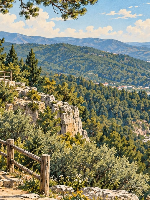 Zeichnung: Naturpark Ortaburun, Yalova