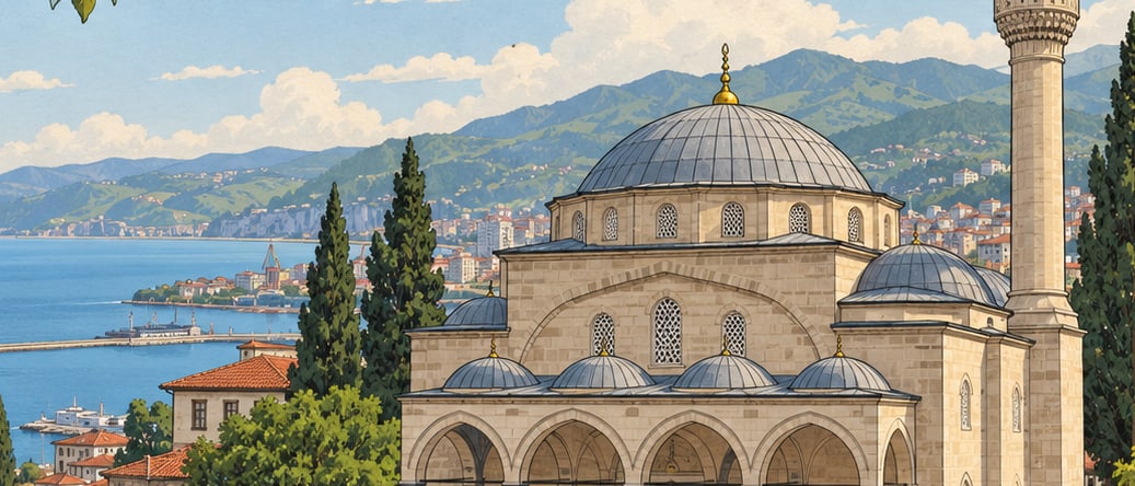 Ortahisar Mosque çizimi, Trabzon