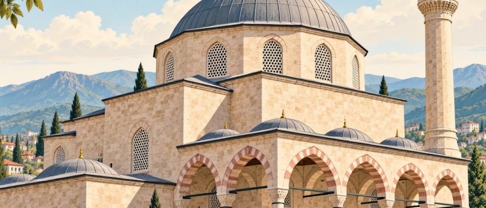 Ortaköy Mosque çizimi, İstanbul