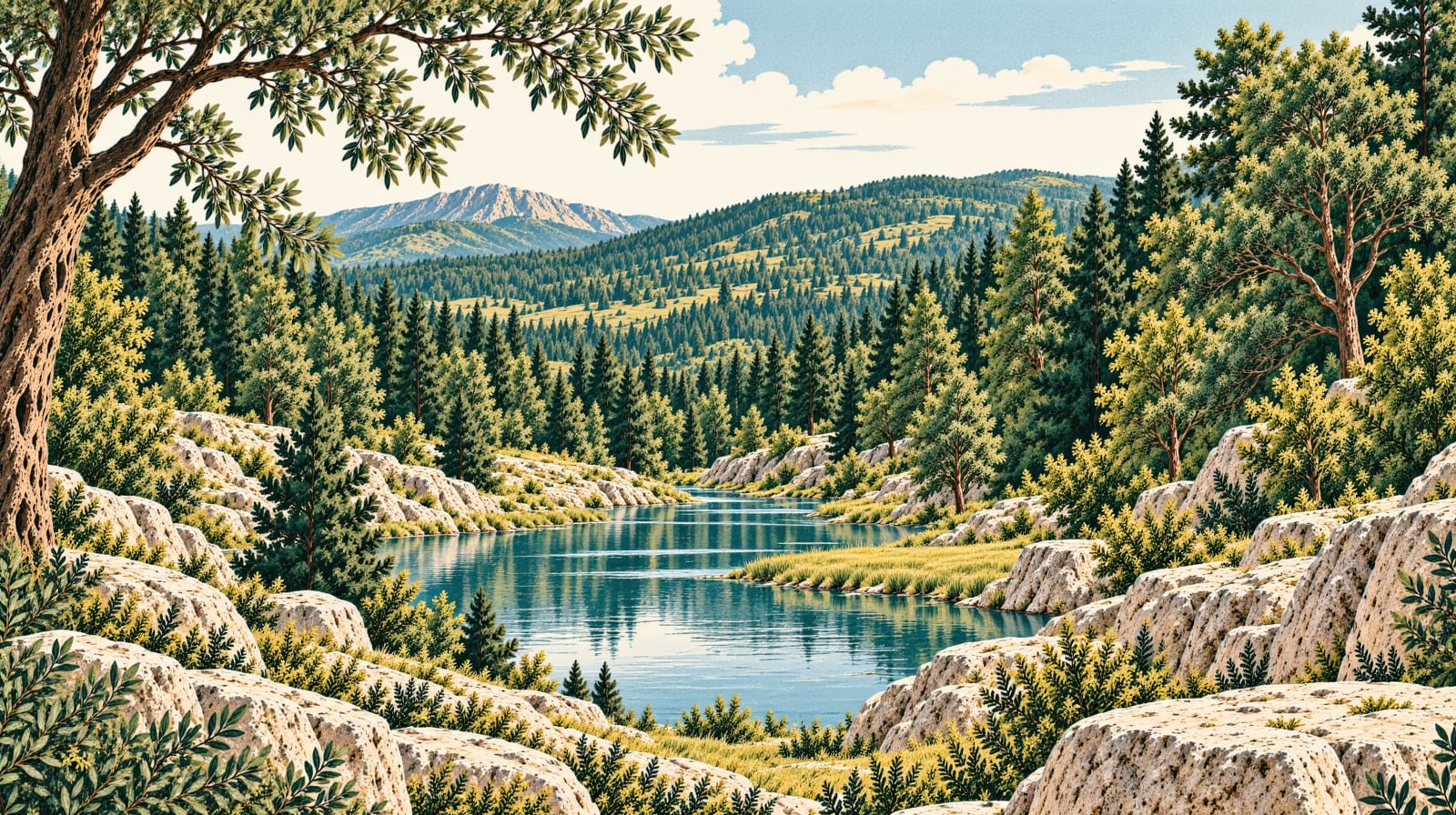 Örümcek Forests Nature Park çizimi, Gümüşhane