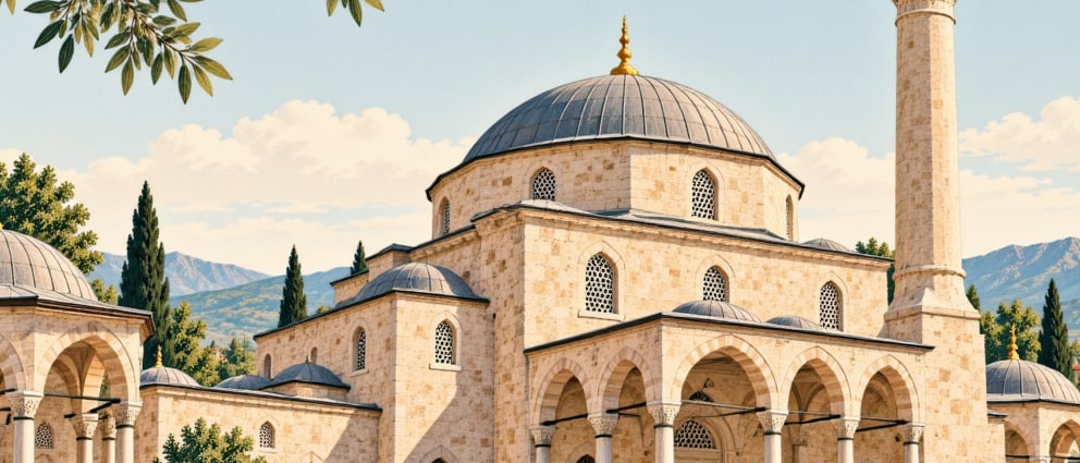 Osmancık Akşemseddin Mosque çizimi, Çorum