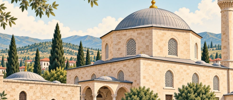 Osmancık İmaret Mosque çizimi, Çorum