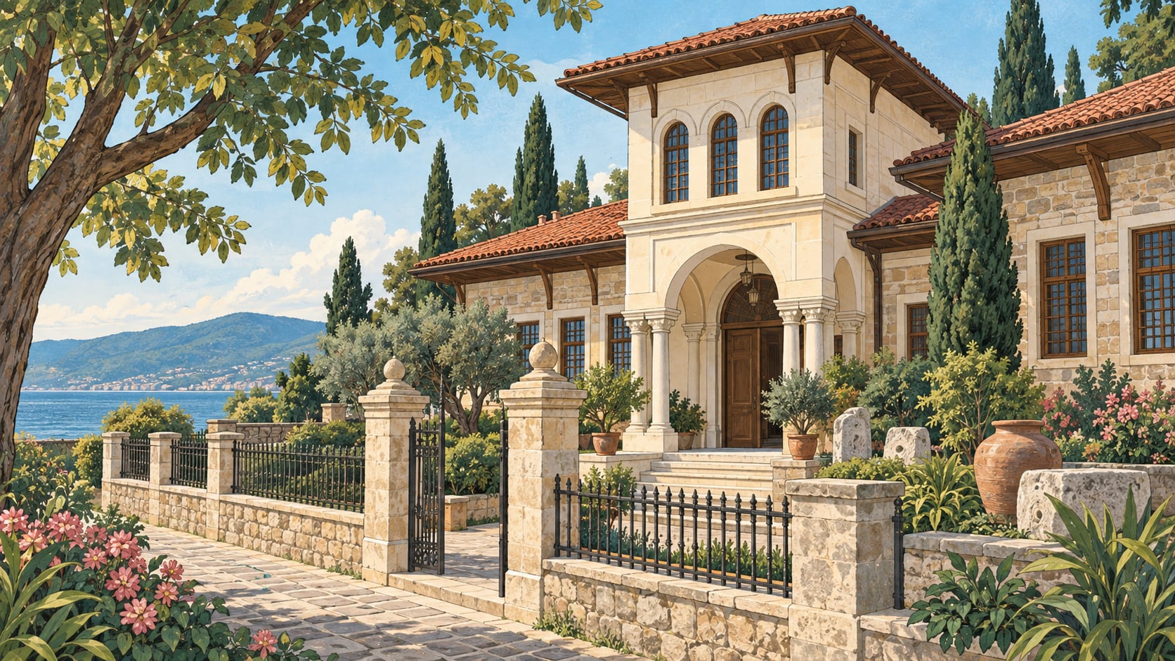 Private İbrahim Müteferrika Paper Museum çizimi, Yalova