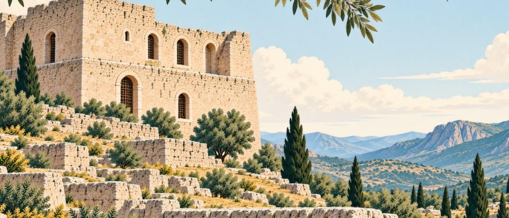 Palu Castle çizimi, Elazığ