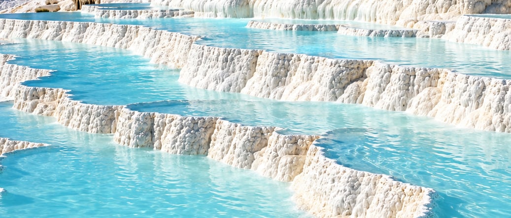 Pamukkale Termal Suları çizimi, Denizli