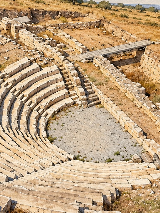 Zeichnung: Parion, Çanakkale