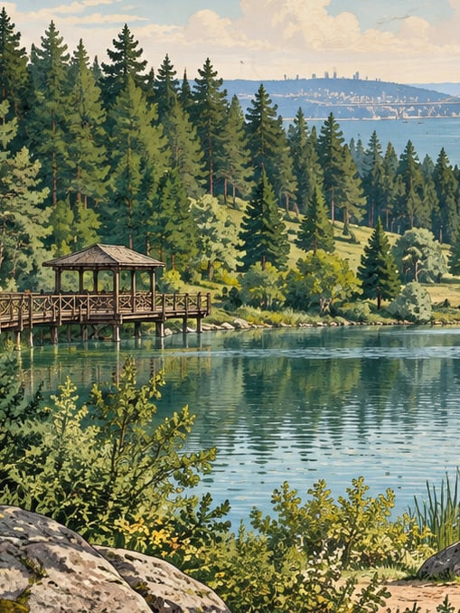 Zeichnung: Naturpark Park Ormanı, İstanbul