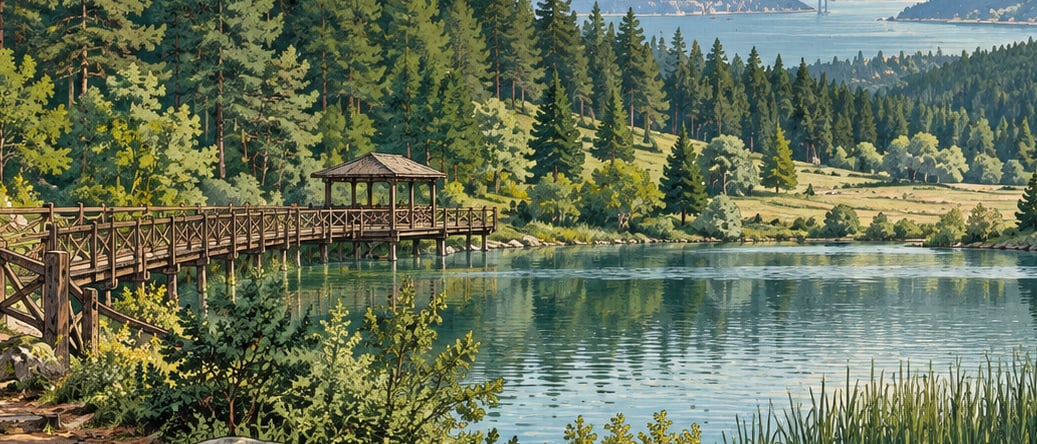Park Forest Nature Park çizimi, İstanbul