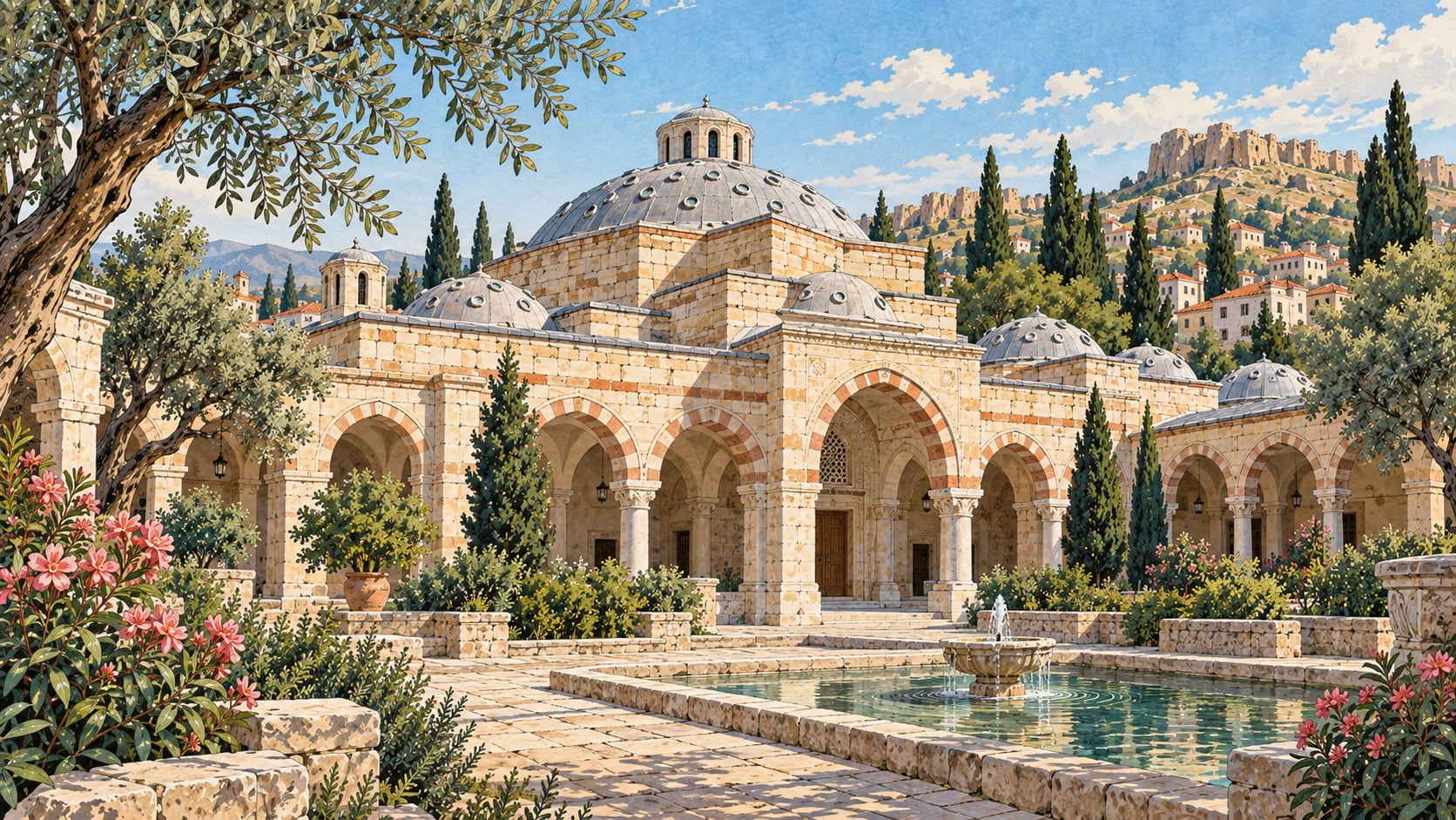Paşa Bath çizimi, Aksaray