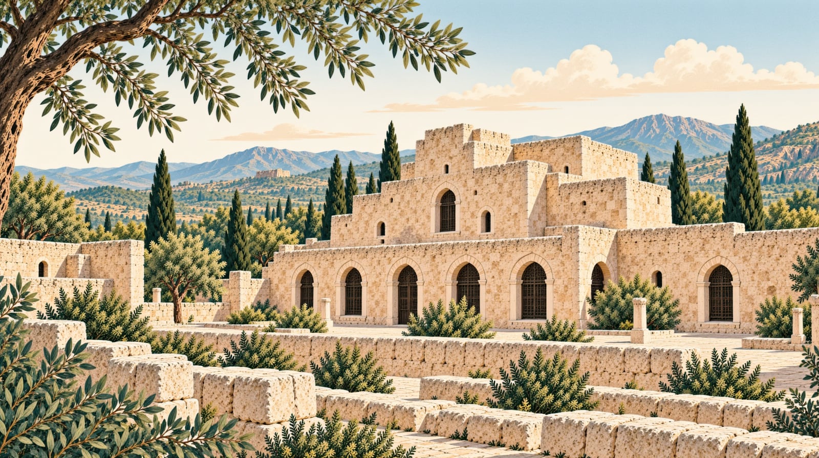 Paşa Caravanserai çizimi, Tokat