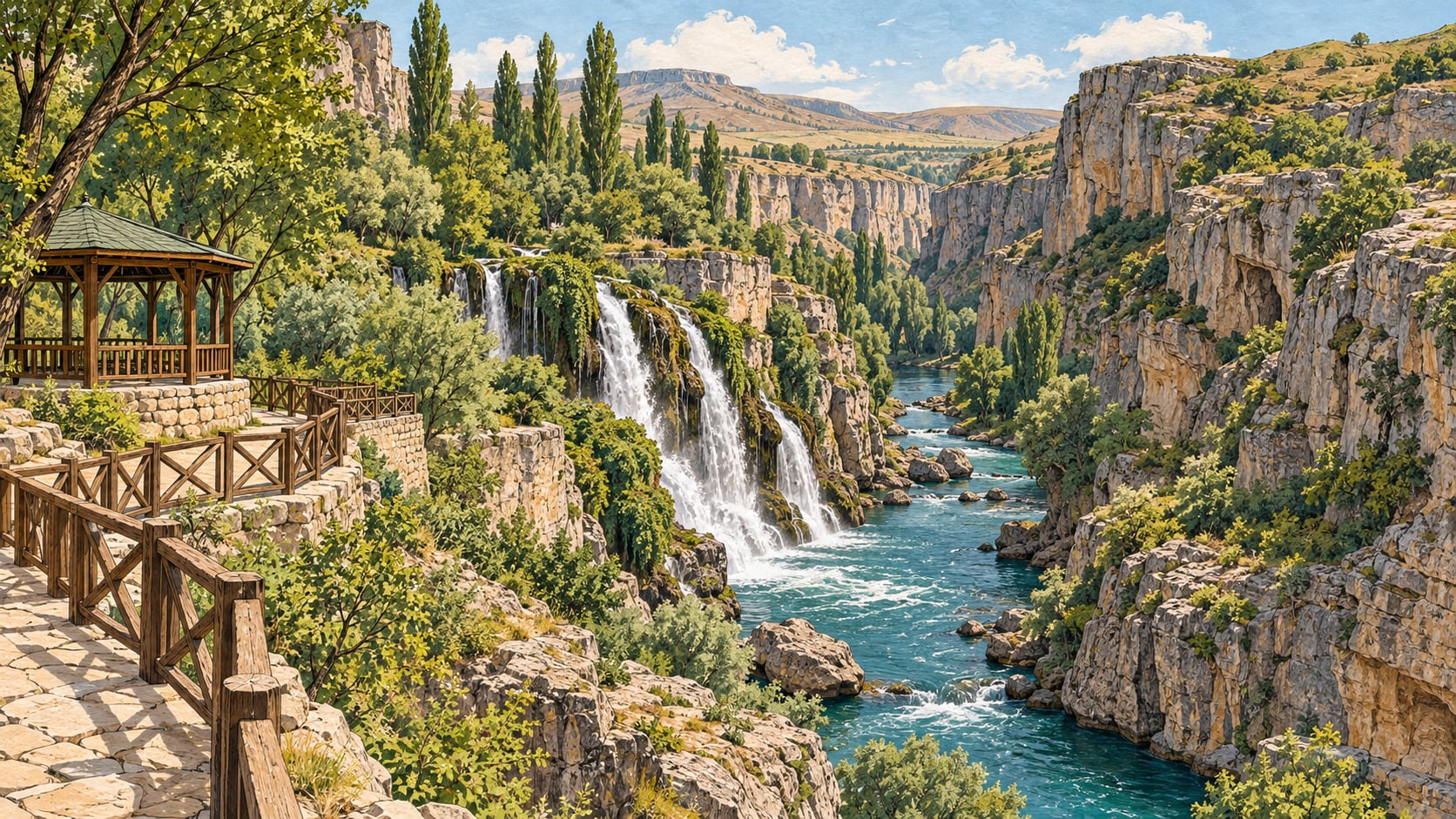 Paşabahçe Recreation Area çizimi, Sivas